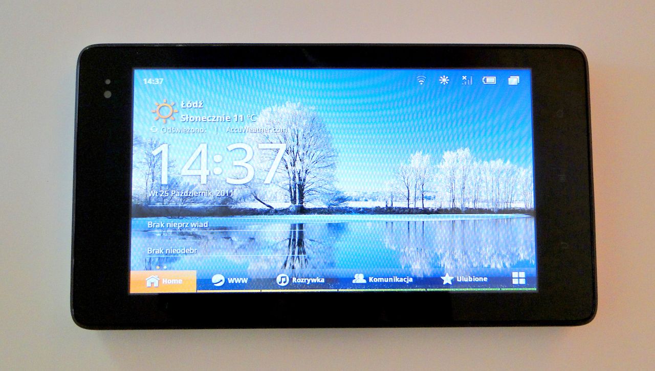 Huawei Ideos S7 Slim - ekran