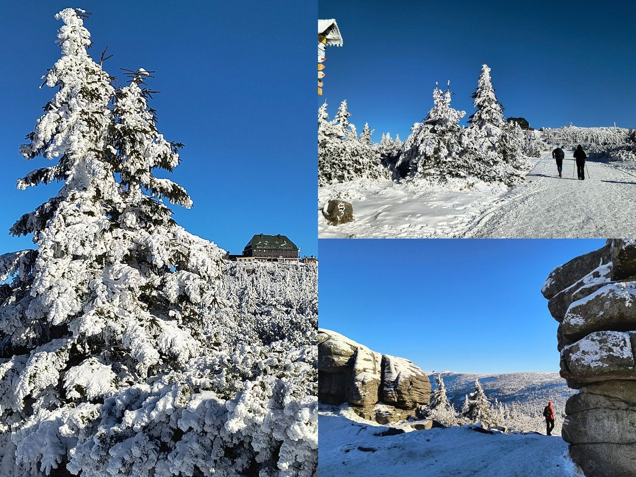 Dolnośląskie: Piękna zima w Karkonoszach, jak w bajce. Śniegu jeszcze dosypie