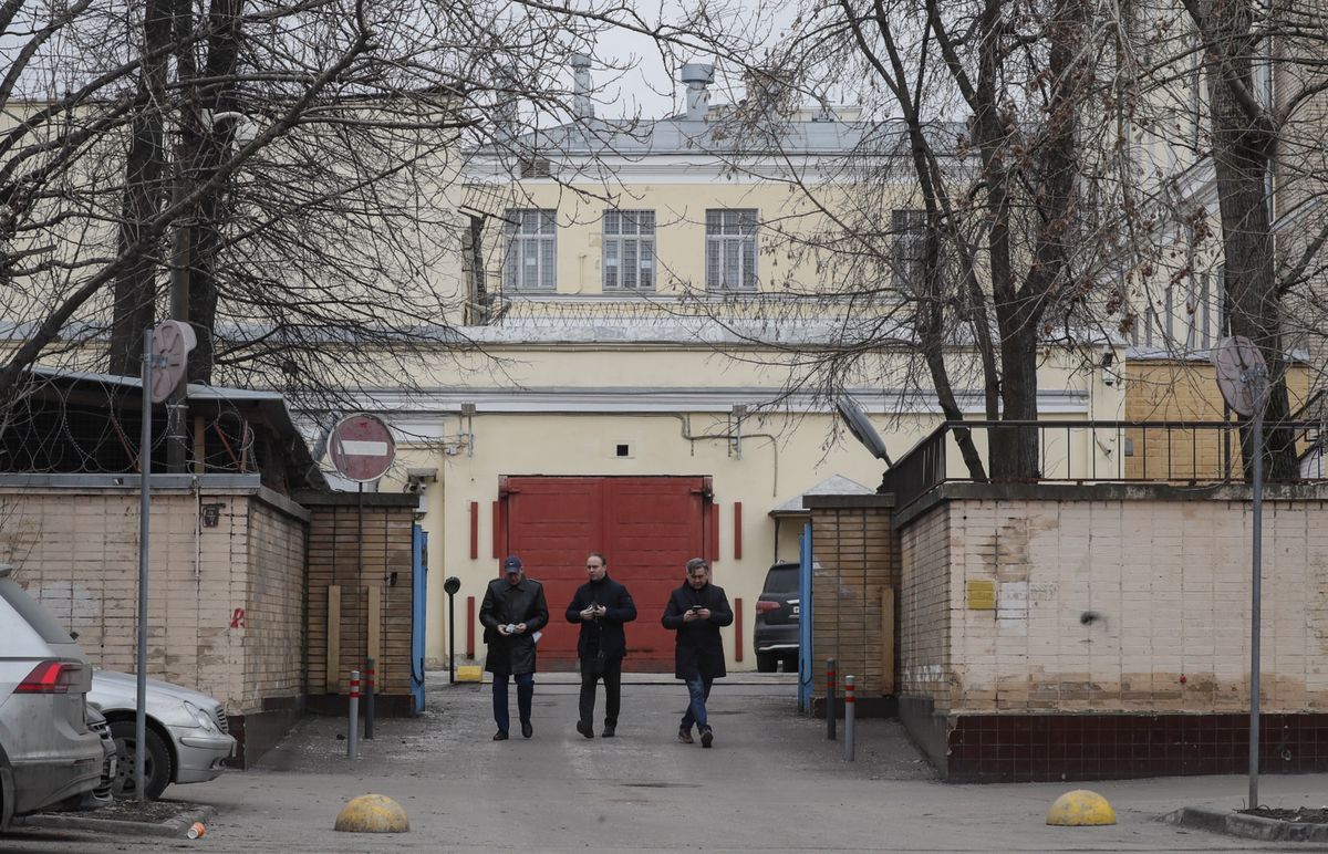 Więzienie Lefortowo w Moskwie, gdzie przetrzymywany jest Evan Gershkovich 