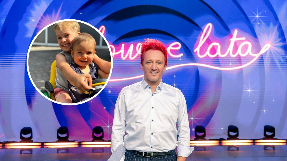 Michał Wiśniewski rozmawia z synem po niemiecku, a rodzina - po polsku