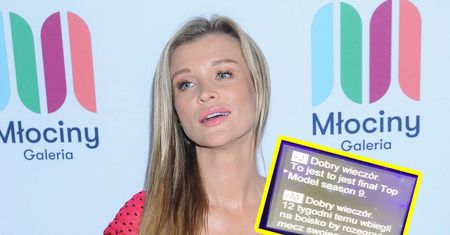 Joanna Krupa czyta z promptera w "Top Model". Nawet wtręty po angielsku