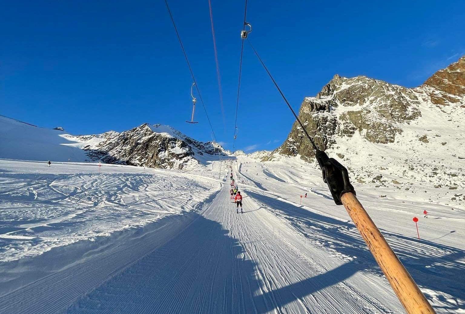 góry narty Alpy śnieg zima Austria