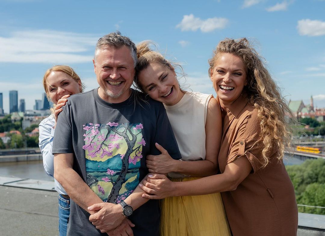 Małgorzata Socha na planie "Przyjaciółek"