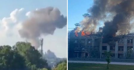 Ukraińskie Flamingi w akcji. Media: Celem zakłady obronne Kremla