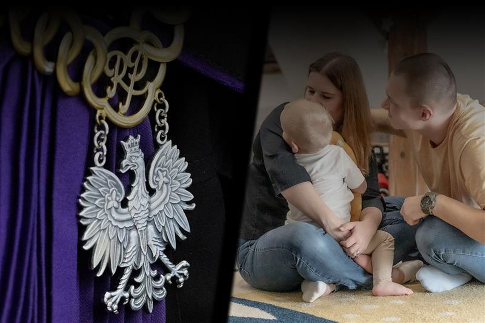 Staś z Magdą i Szymonem, rodzicami zastępczymi