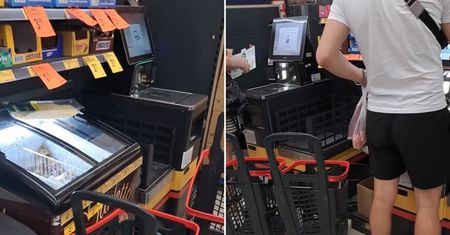 Paraliż w Biedronce. Klient momentalnie złapał za telefon