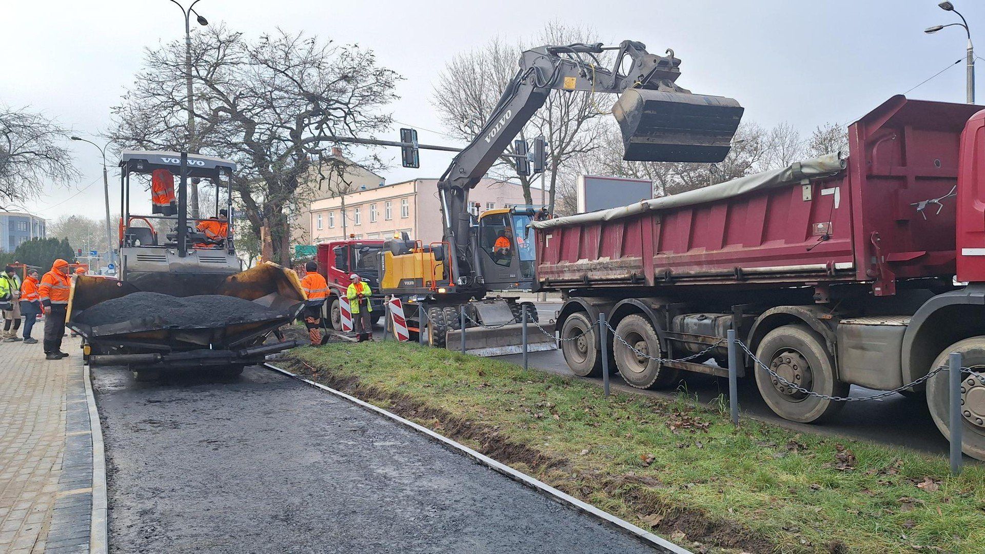 Budowa ścieżki rowerowej wzdłuż ul. Jagiełły w Gorzowie