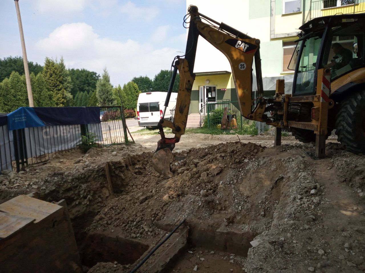 Makabryczne odkrycie w Kraśniku. Kości na placu budowy