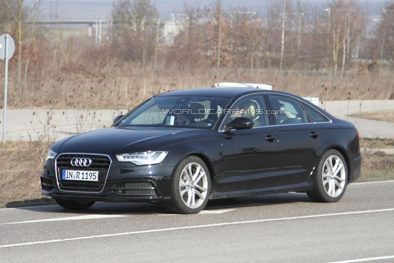 2012 Audi S6 przyłapane bez kamuflażu