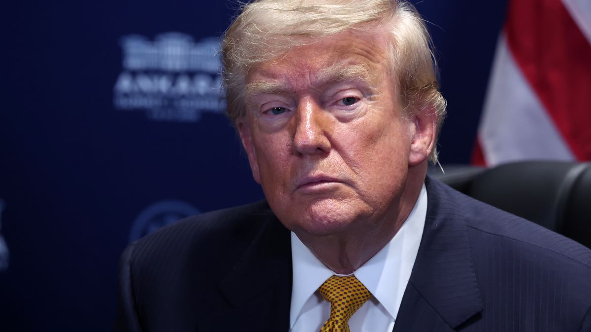 US President Donald Trump meets with NATO Secretary General Mark Rutte (not pictured) on the sidelines of the NATO summit in Ankara, Turkey, 08 July 2026. The NATO Summit takes place from 07-08 July. EPA/FILIP SINGER / POOL Dostawca: PAP/EPA.