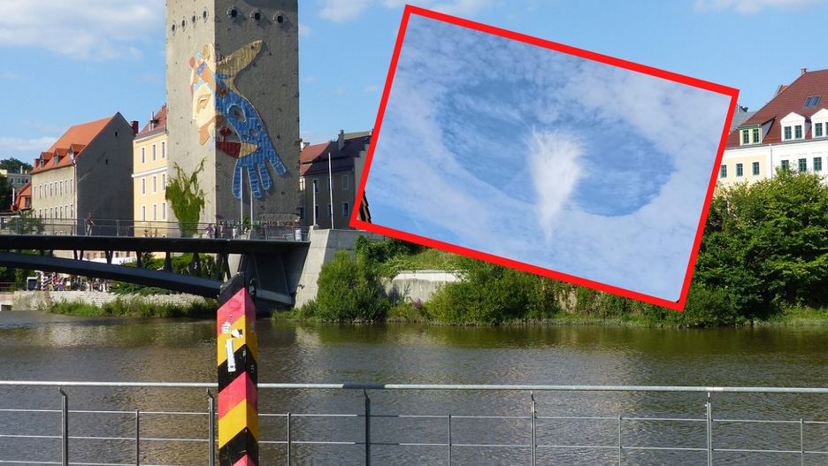 Dziurkacz przy granicy polsko-niemieckiej