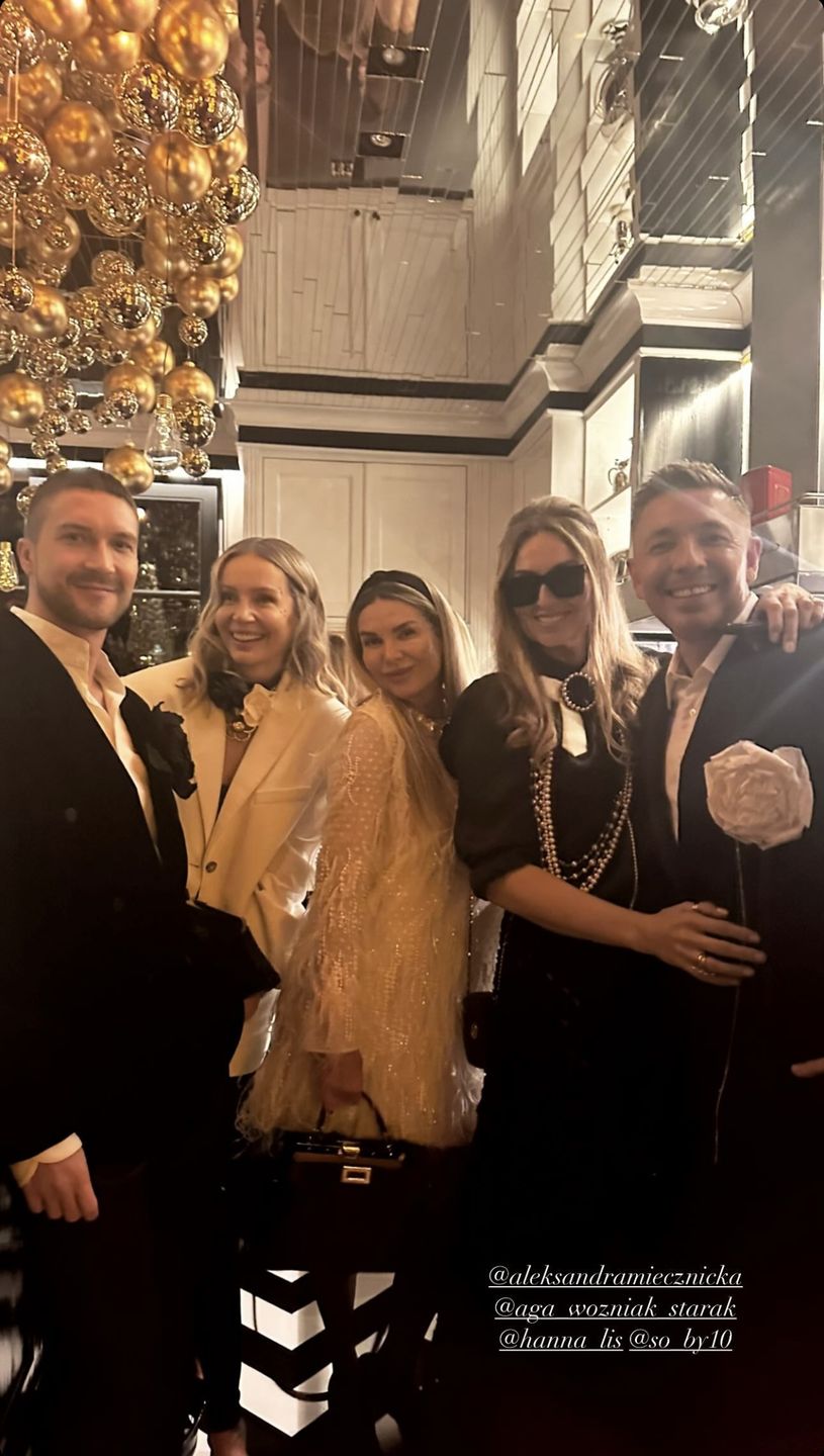 Tak wyglądało świąteczne przyjęcie Joanny Przetakiewicz 