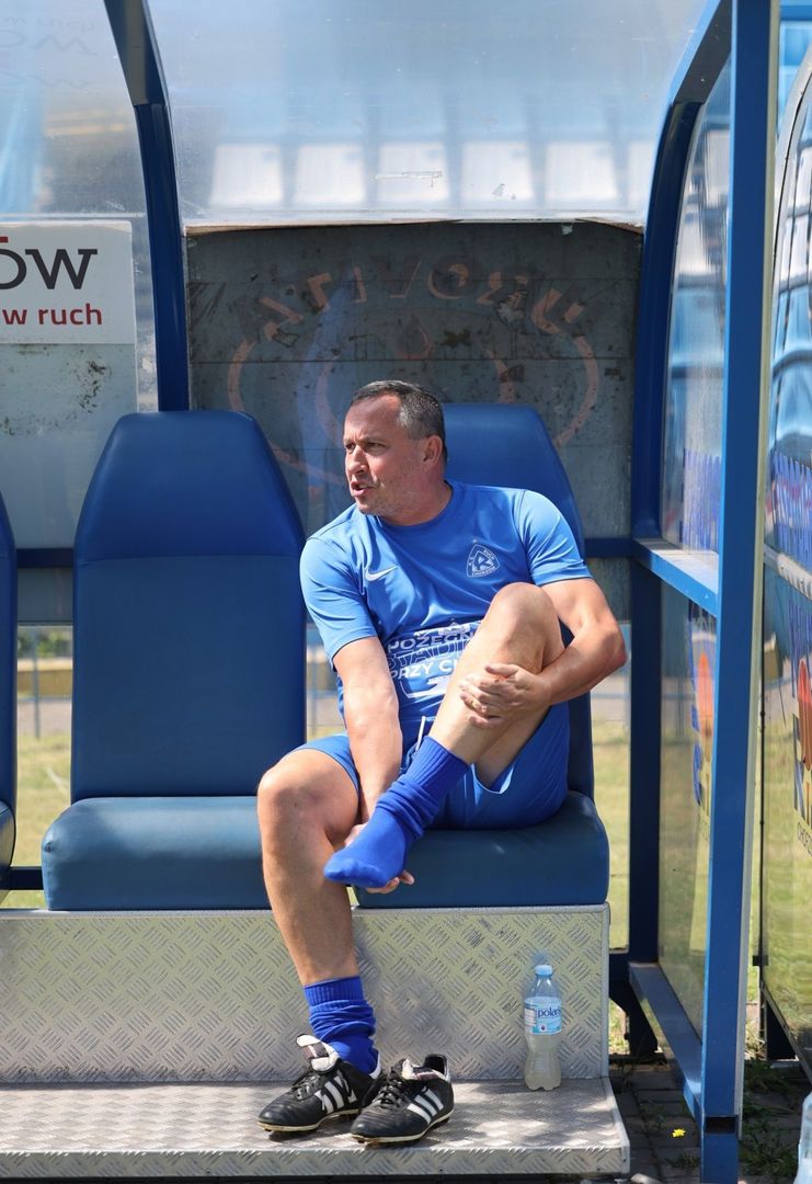 Mariusz Śrutwa zagrał w drużynie gwiazd Ruchu Chorzów na pożegnanie stadionu na Cichej