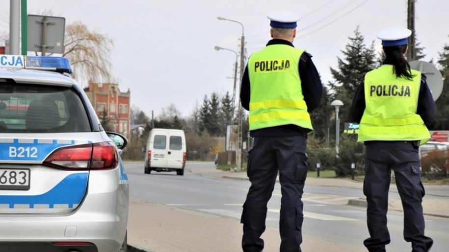 policja kontrola radiowóz kontrola prędkości fotoradar