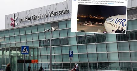 Utknęli na Okęciu. Ochrona prezydenta RPA z bronią bez zezwolenia