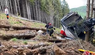 Włochy. Katastrofa kolejki górskiej