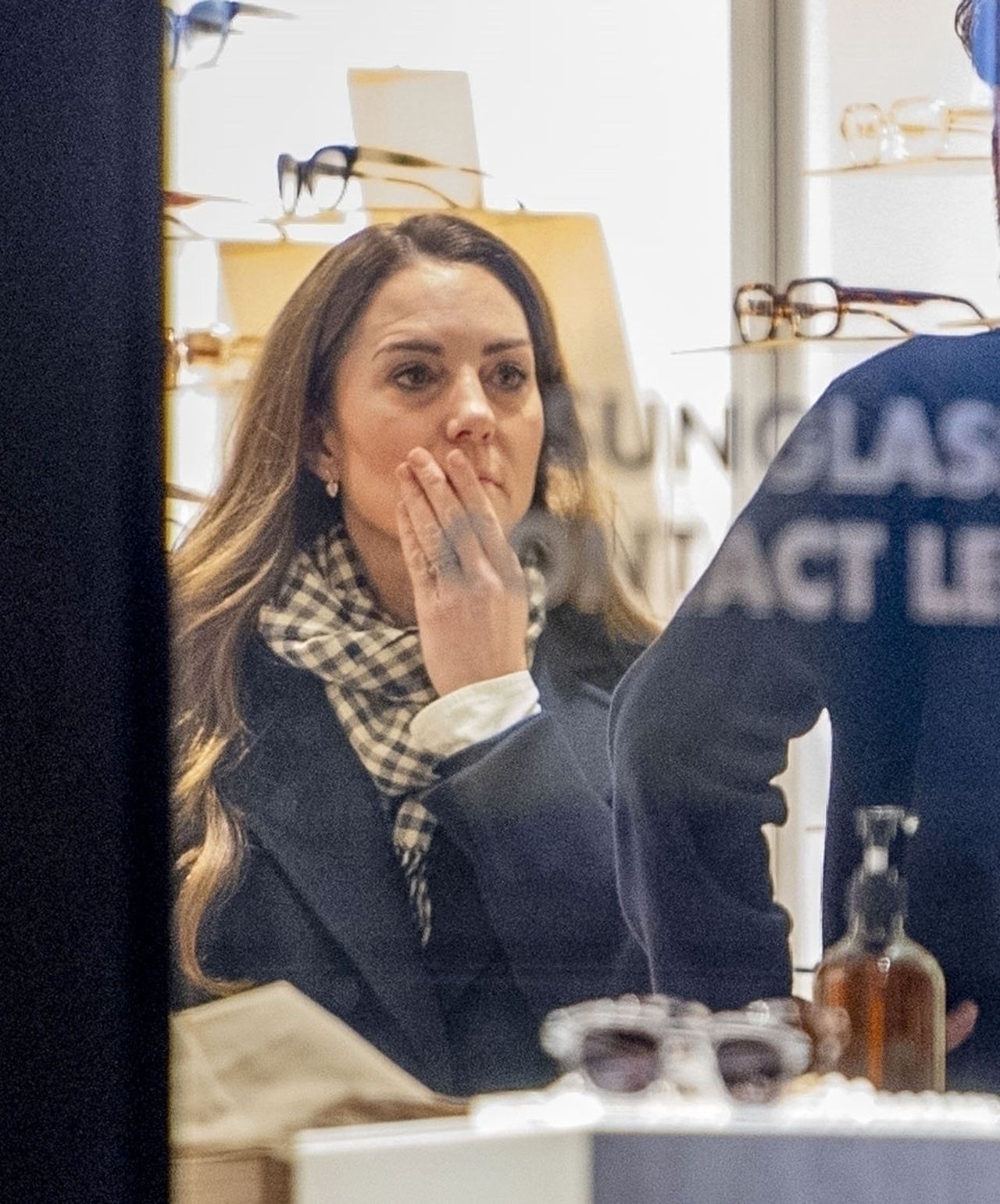 Duchess Kate visited an optical salon