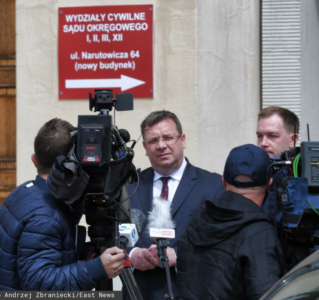 Konferencja prasowa Solidarnej Polski w której udział wzięli minister, członek Rady Ministrów - Michał Wójcik oraz wojewoda łódzki Piotr Cieplucha 