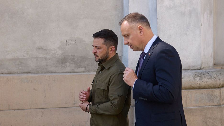 Prezydenci Duda i Zełenski 
