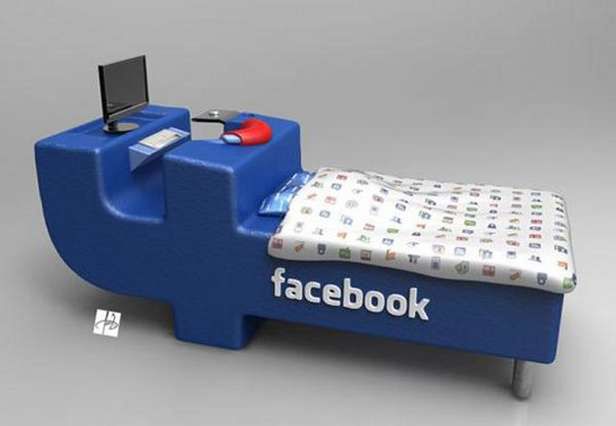 FBed - łóżko dla maniaków Facebooka 2