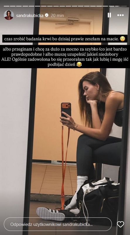 Sandra Kubicka o swoim stanie zdrowia 