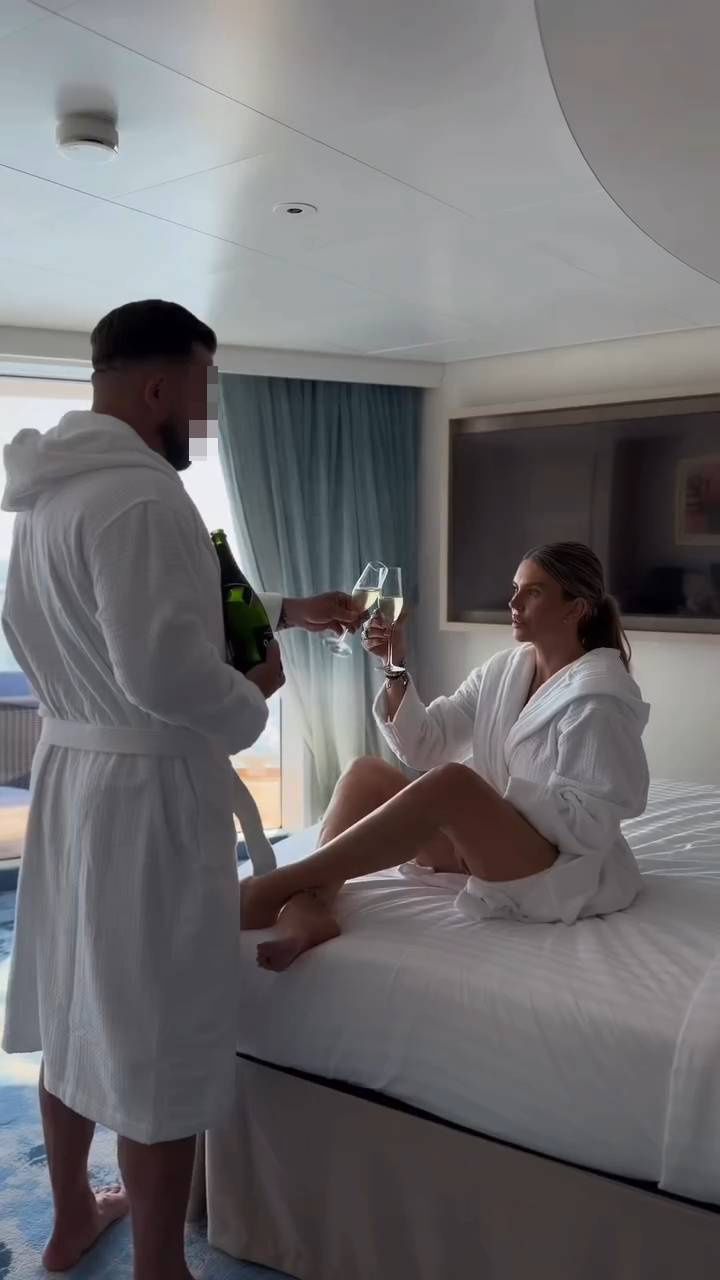 Monika Goździalska z narzeczonym
