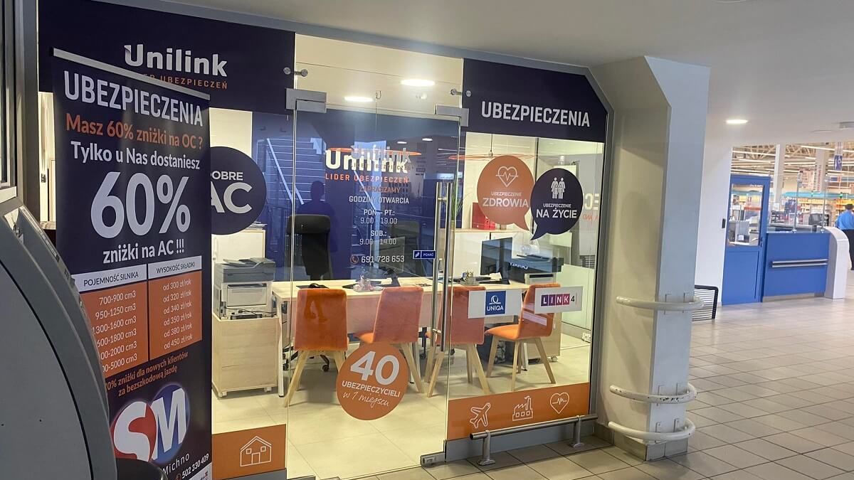 SM Ubezpieczenia w Centrum Handlowym T. Zana