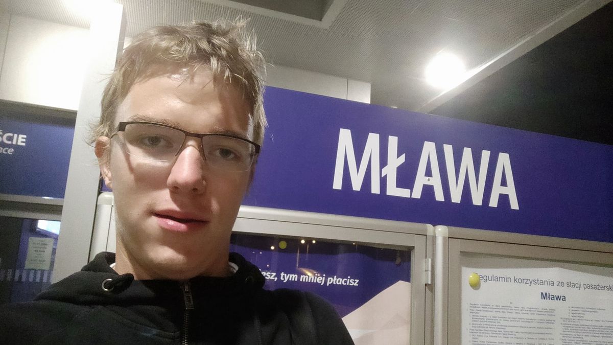 Grzegorz Gerek w trakcie swojej podróży