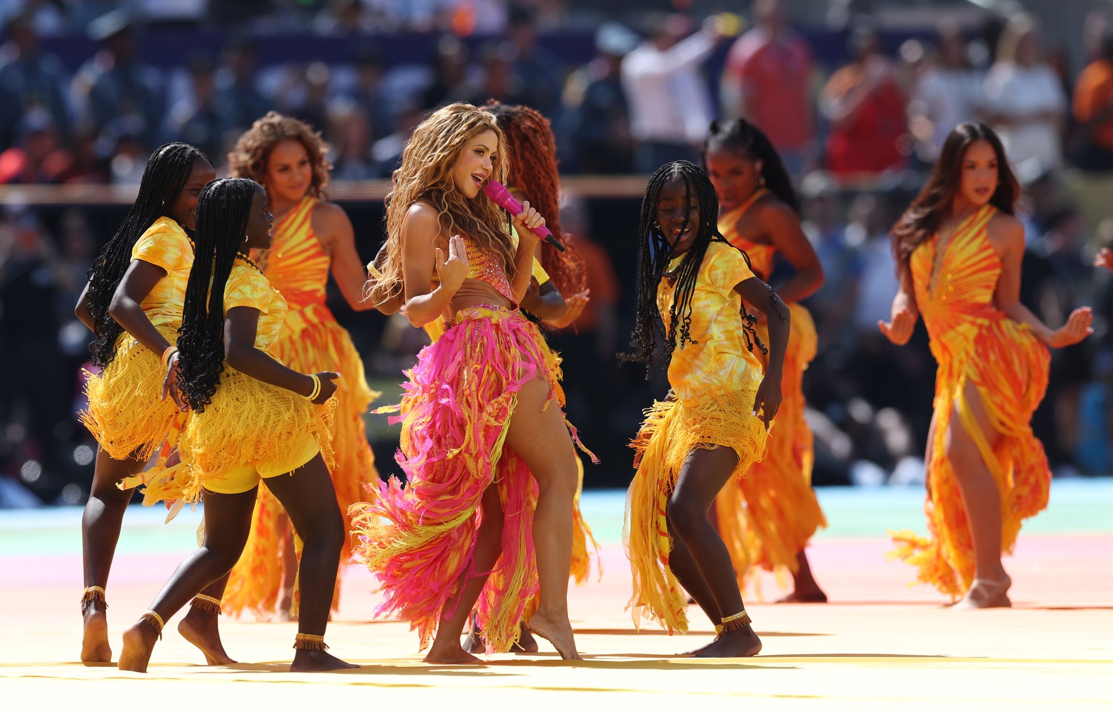 Shakira podczas Halftime Show FIFA World Cup 2026