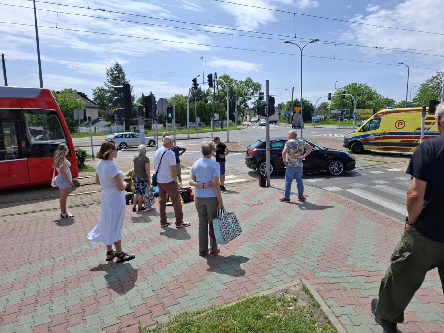 Kolizja w Częstochowie.