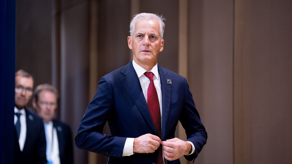 Premier Norwegii Jonas Gahr Stoere 