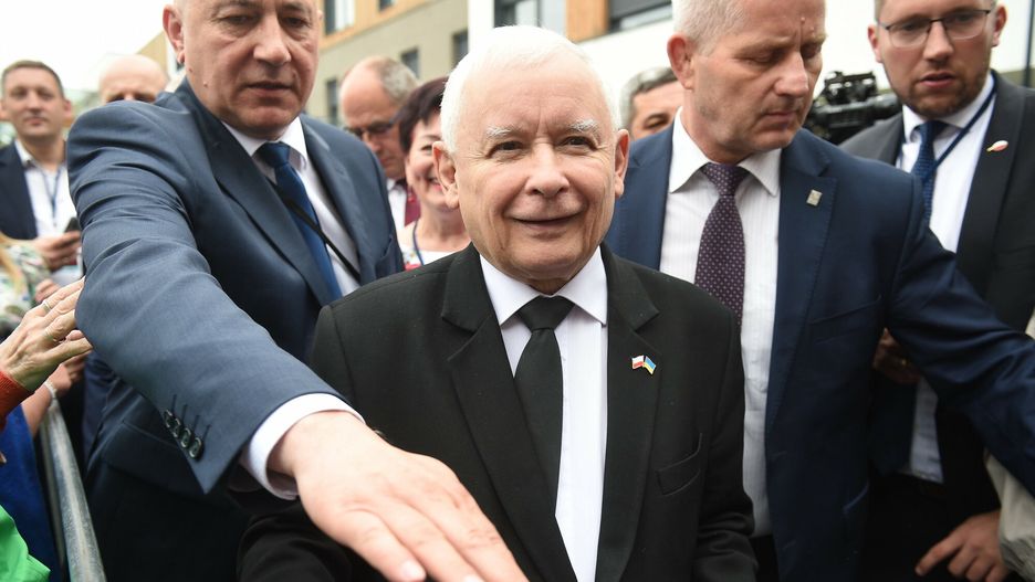 Kongres PiS
04.06.2022 Marki Konwencja PiS
fot Zbyszek Kaczmarek/REPORTER n/z Jaroslaw Kaczynski, Joachim Brudzinski
Zbyszek Kaczmarek/REPORTER