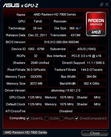 Asus 7970 - podkręcanie