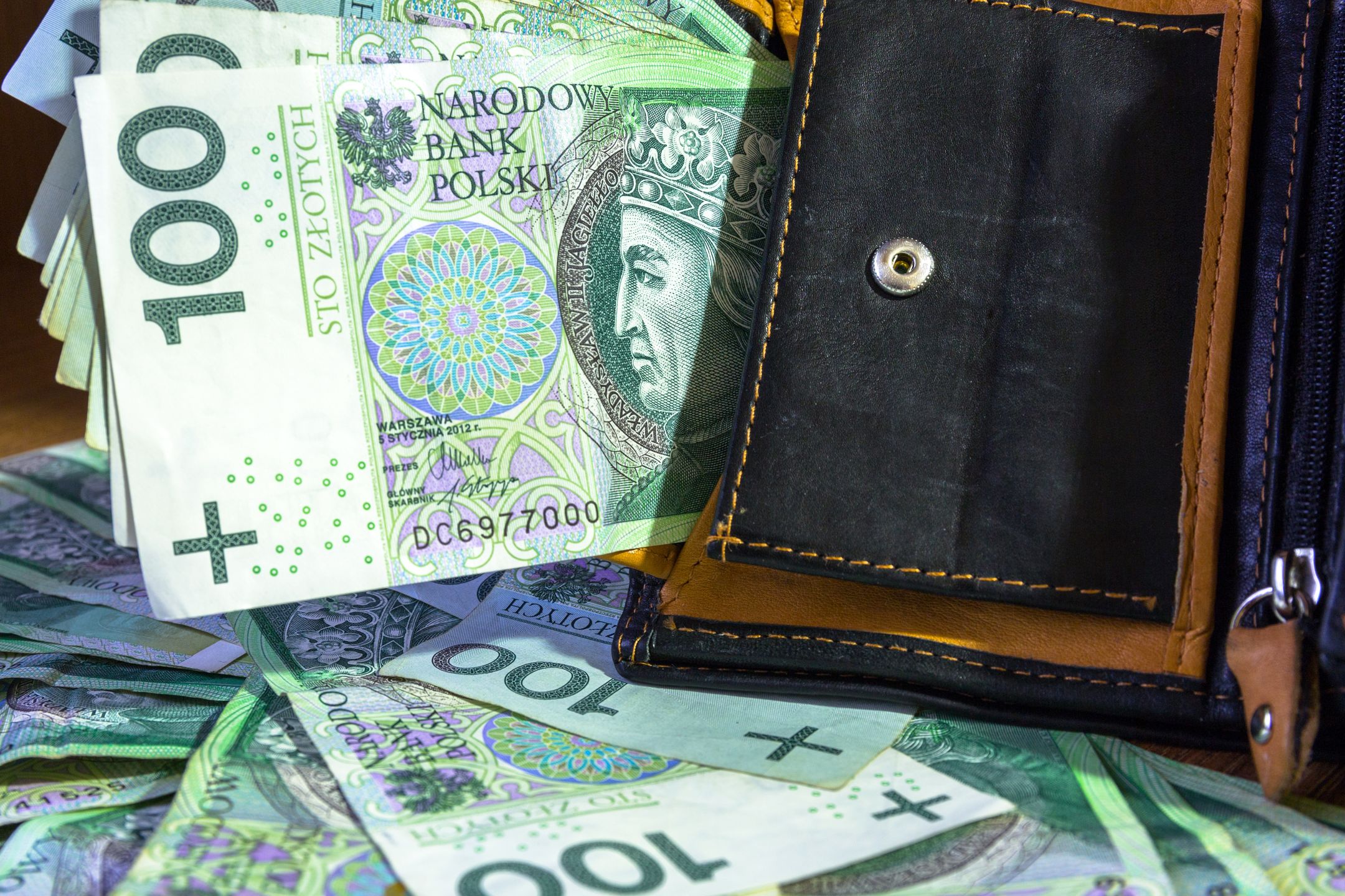 money, polish, zloty, rich, white, currency, background, bill, b