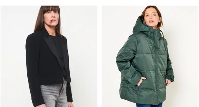 Camaïeu pokazuje pobite kobiety