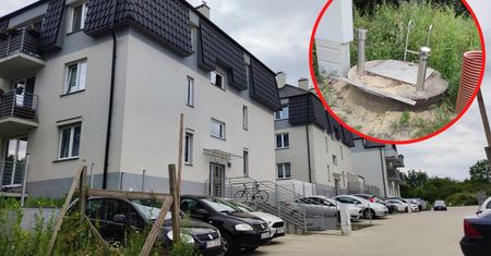 Problemy na szczecińskim osiedlu. Jedne bloki nieukończone, drugie uzależnione od szamba