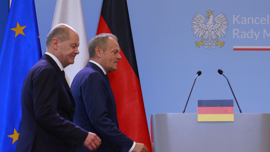 Kanclerz Niemiec Olaf Scholz miał ogłosić odszkodowania dla ofiar nazizmu, ale żadne deklaracje w tej sprawie nie padły