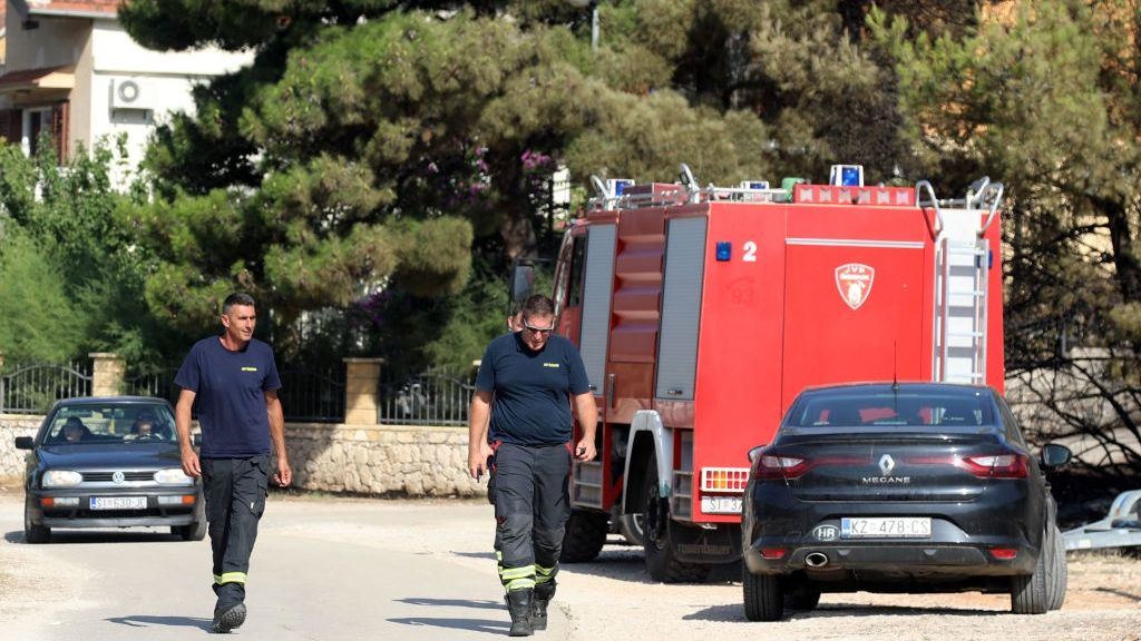 Z pożarem w pobliżu Dubrownika  walczy ponad 130 strażaków z całego kraju