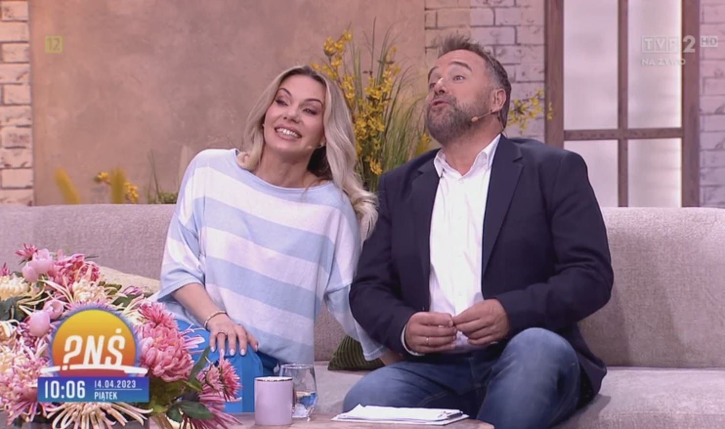 Łukasz Nowicki i Małgorzata Opczowska