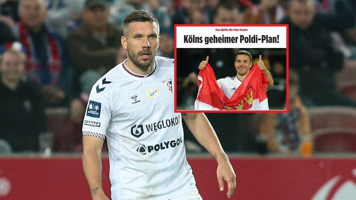 Lukas Podolski w barwach Górnika Zabrze