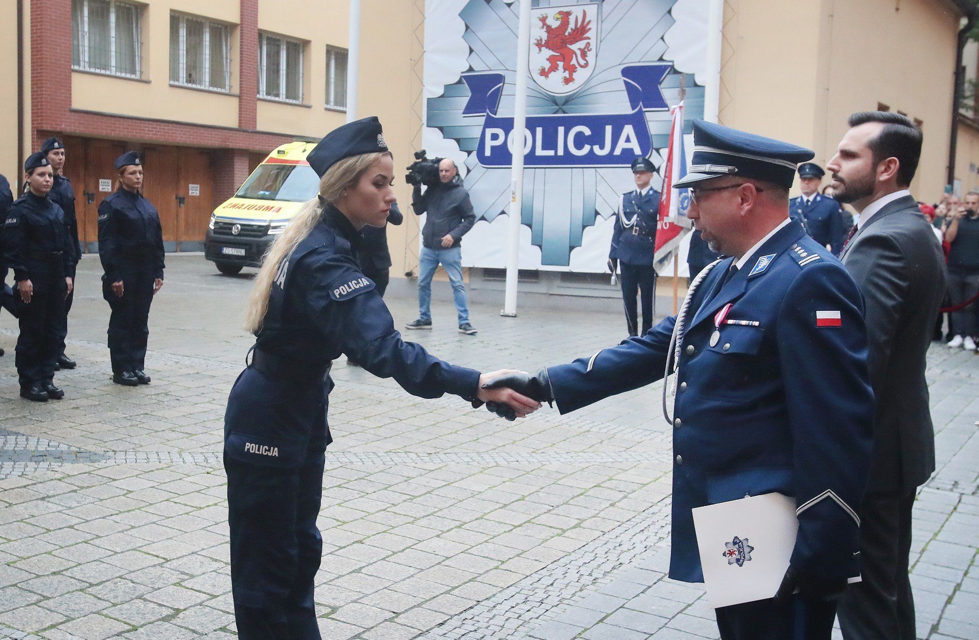 Ślubowanie policjantów w Szczecinie
