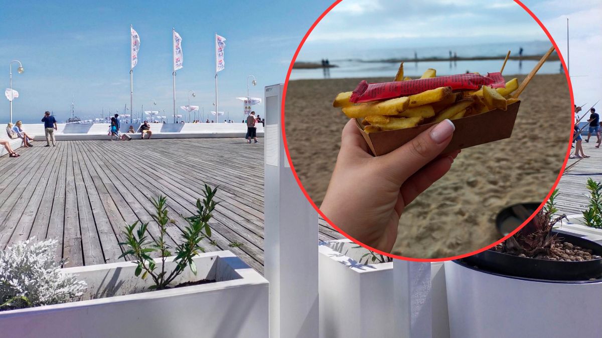 Ile kosztują frytki nad morzem? 