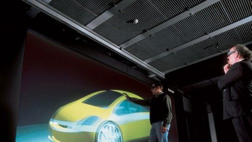 CADWall – trójwymiarowy obraz z projektora 1