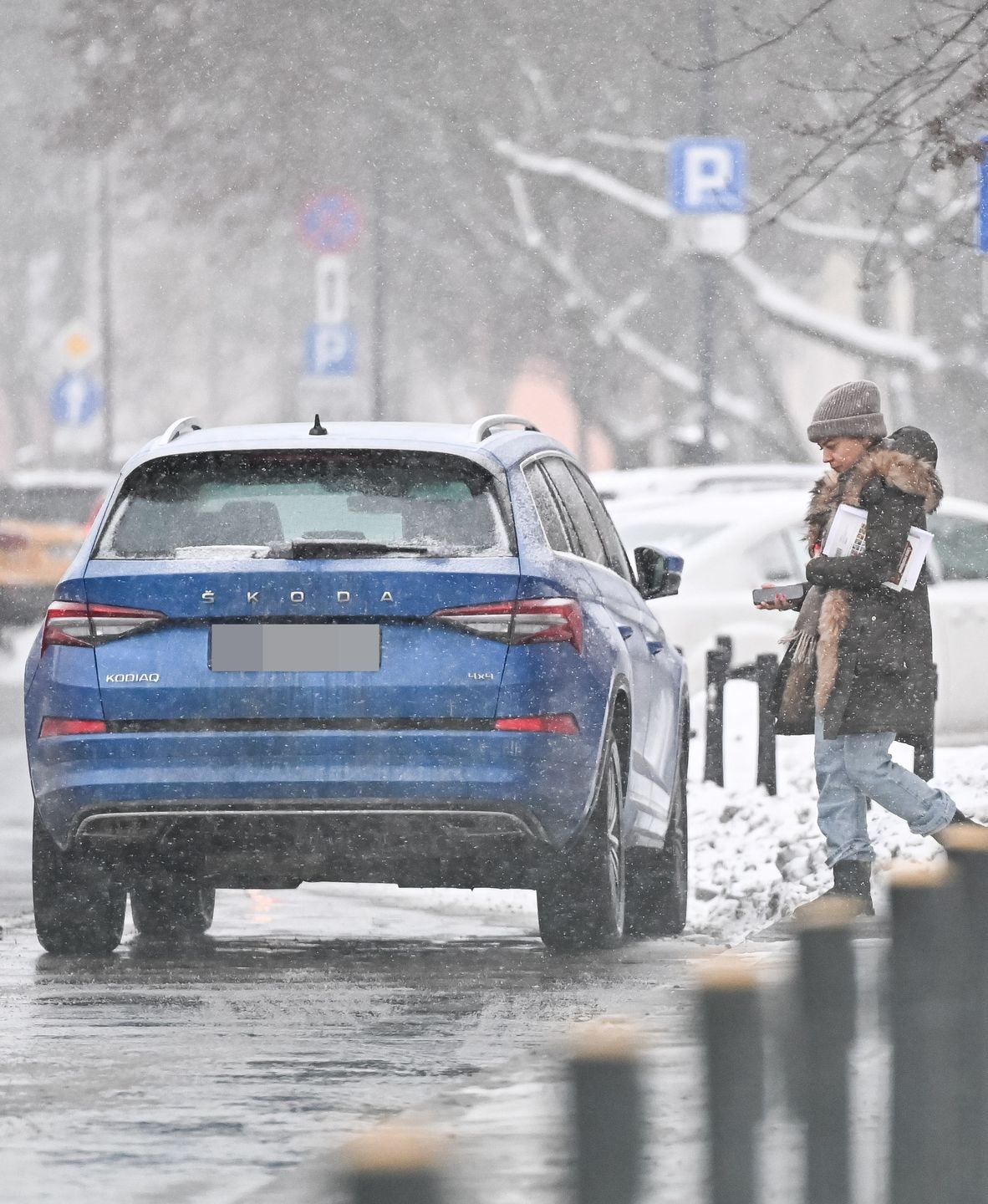 Anna Mucha "przyłapana" na mieście