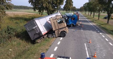 Groźny wypadek w Szymanówce