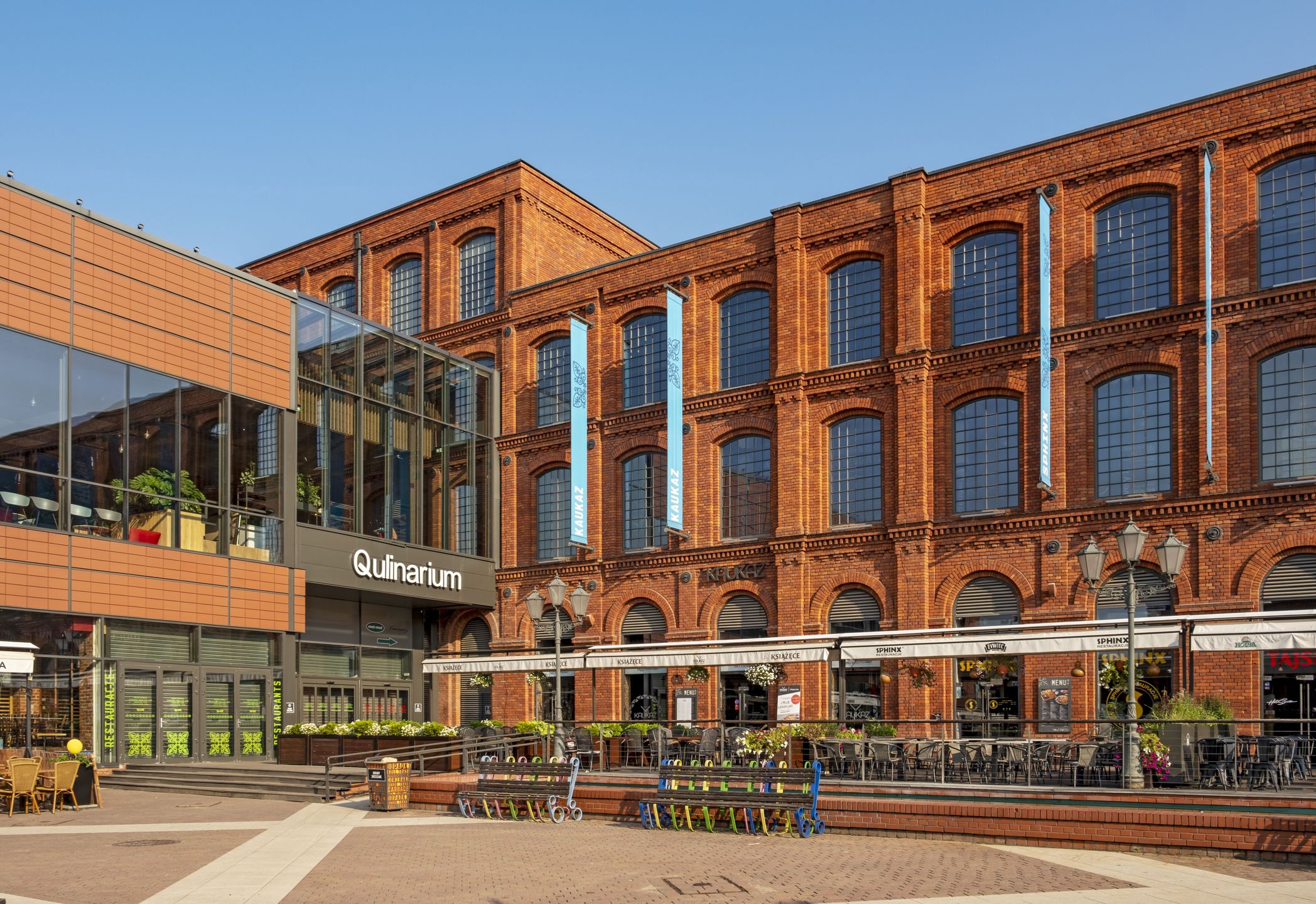 Renovated Historic Manufaktura Complex,  Lodz, Poland. (Photo by: Petr Svarc/UCG/Universal Images Group via Getty Images)