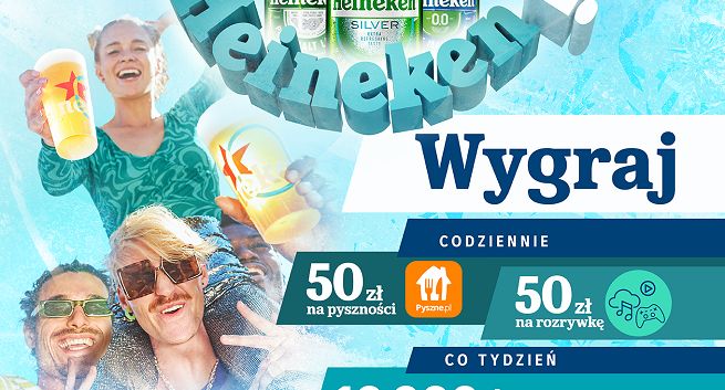 Vouchery o wartości 10 tys. zł na wakacje w loterii Heinekena