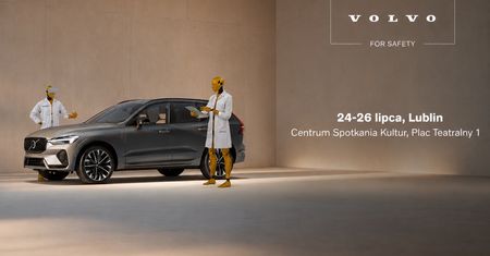 Volvo For Safety w Lublinie. Interaktywne miasteczko bezpieczeństwa na Placu Teatralnym przy Centrum Spotkania Kultur