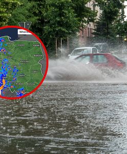 Ulewny wtorek w Polsce. Intensywne opady przesuwają się na wschód