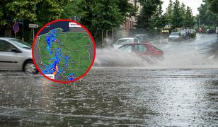 Ulewny wtorek w Polsce. Intensywne opady przesuwają się na wschód